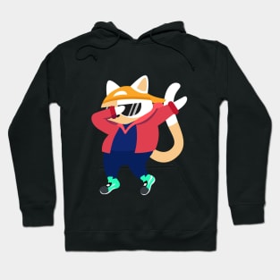 Funny Cat T-Shirt Dab Gift Cat dance pose Hoodie